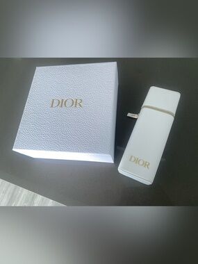Dior White Cosmetic Box with Gold Logo
